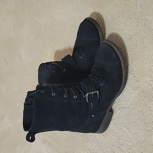UGG black combat boots